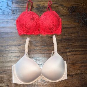 Bundle of 2 Victoria’s Secret Push-up Bra’s, 32DD